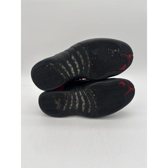 Air Jordan 12 Reverse Flu Game Retro Sneaker Size 9 2020 Red Black CT8013-602 - Picture 5 of 6
